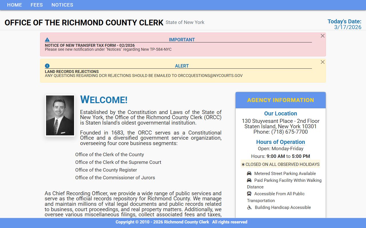 Richmond County criminal history records