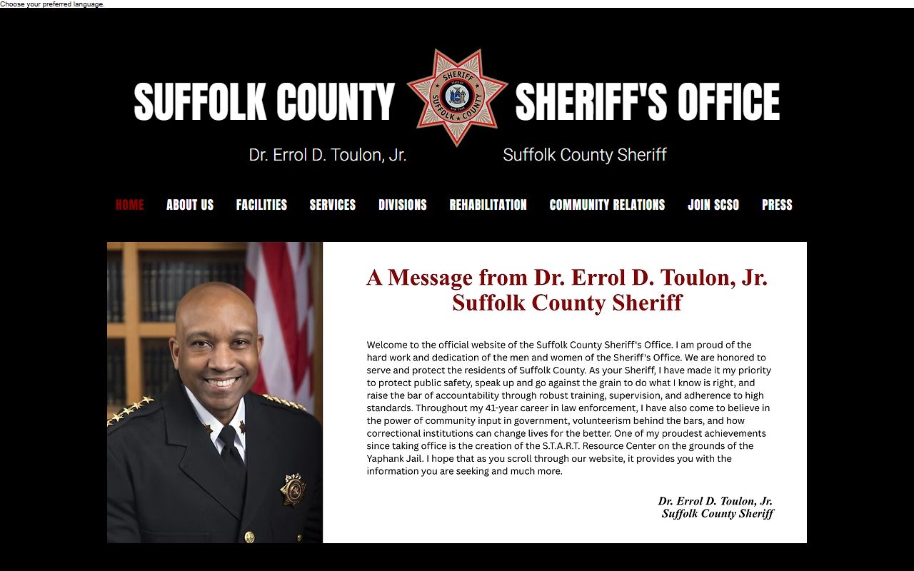 Suffolk County criminal history records